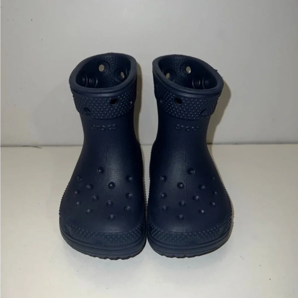 Crocs Kids Classic Boot T Navy Croslite Toddler size 5C